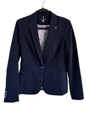 Tommy Hilfiger Women's Navy Blazer Classic Tailored Blazer Jacket Sz 6 Business