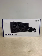 FOR PARTS NZXT Kraken 240 AIO CPU Liquid Cooler Black RL-KN-240-B1 #P2686 (AR)