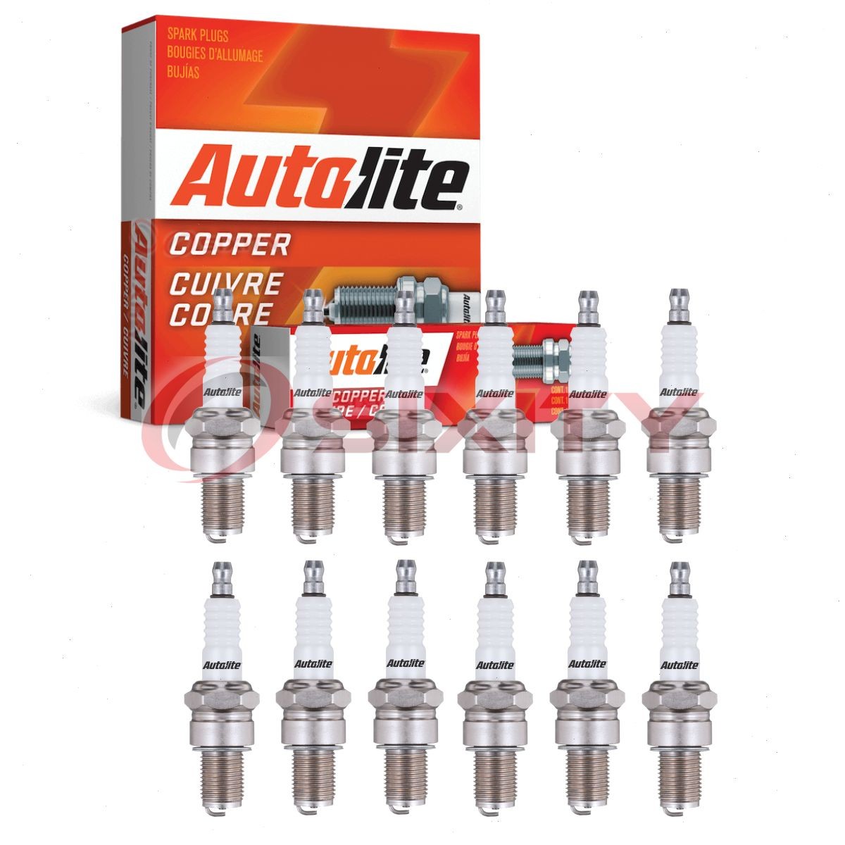 12 pc Autolite Copper Core Spark Plugs for 1951-1953 Ferrari 340 America le