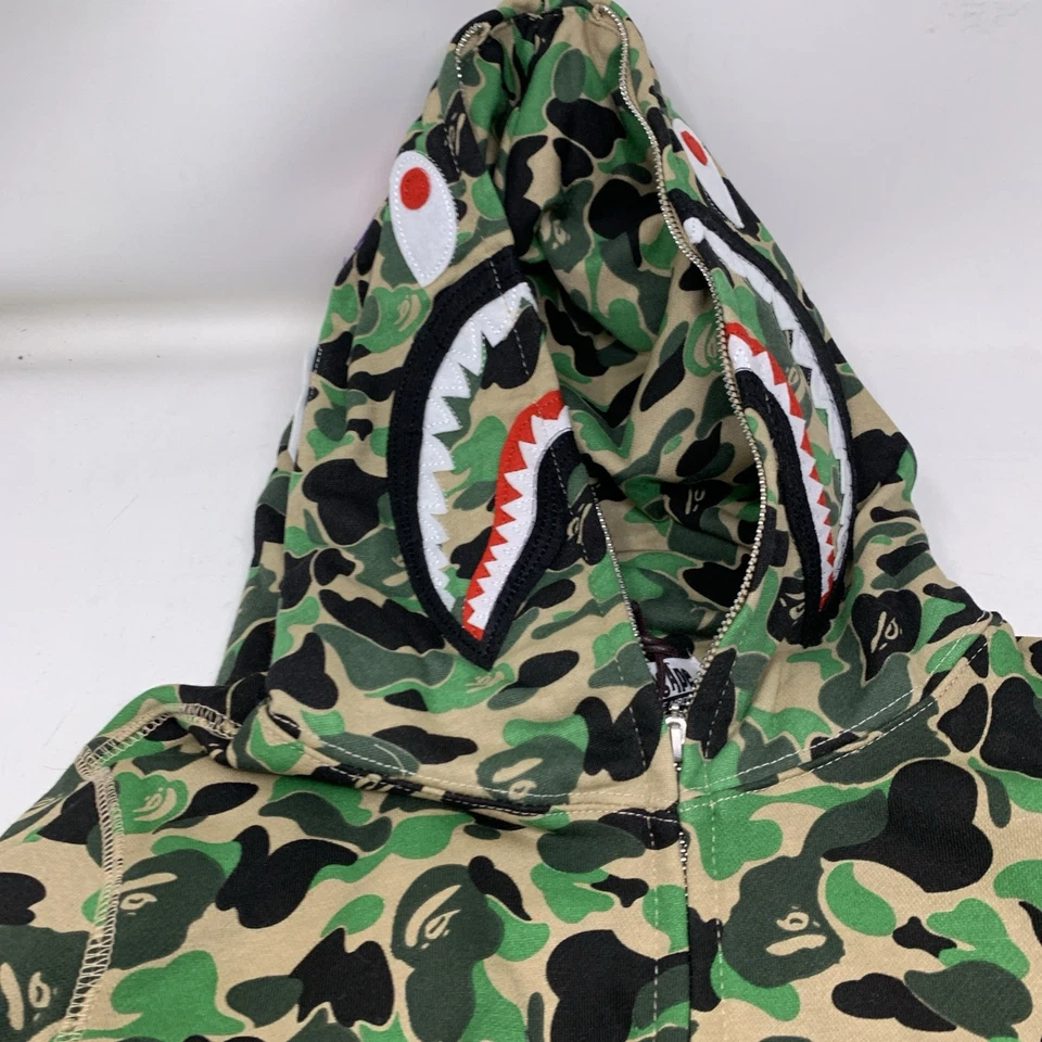 (REPLICA)A Bathing Ape green camo jacket Medium Youth! - Image 4 of 4