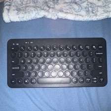 onn. Wireless Compact Keyboard Black English QWERTY Standard Layout