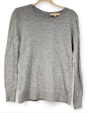 LOFT Women  s Wool Blend Sweater, Light Blue, XS