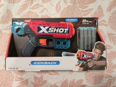 ZURU X-Shot Kickback Dart Blaster Set with 8 Darts (2022) XS-KICKBACK