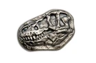 3 oz Hand Poured Silver - MPM (T-Rex Skull)