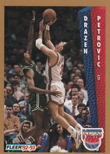 1992-93 Fleer Drake's #33 Drazen Petrovic