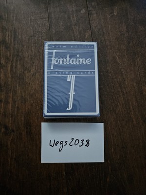 Fontaine Denim Playing Cards