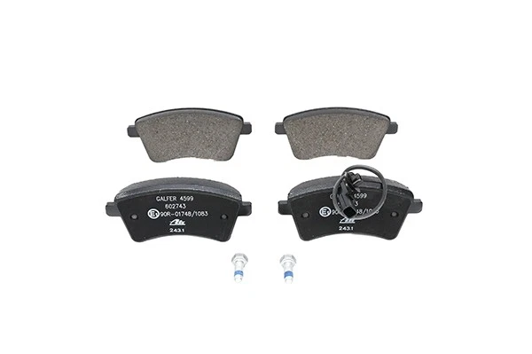 ATE Plaquettes de frein Avant pour RENAULT KANGOO Express (FW0/1) Plaquettes de - Photo 3/4