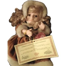 Collectors Choice Genuine Fine Bisque Porcelain Doll