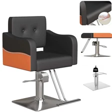 Barber Chair Hair Salon Chair with Hydraulic Pump All Purpose Stylist Chair