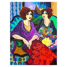 Patricia Govezensky- Original Acrylic on Canvas "Camille"