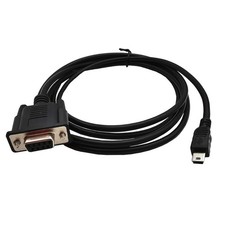 Mini USB Male To RS232 DB9 9 Pin Female Adapter Entension Leads Cable 1.8m