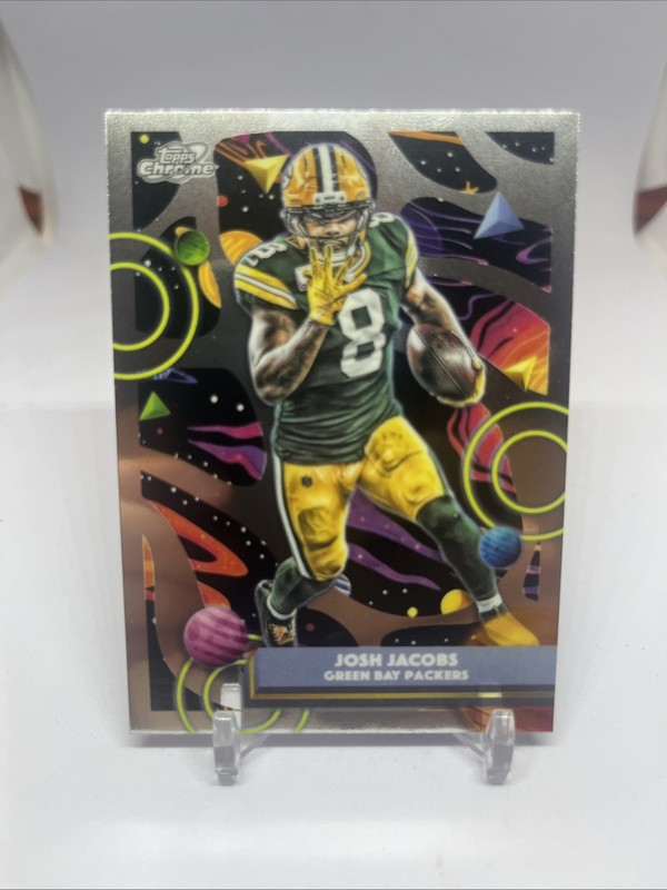 2025 Topps Cosmic Chrome Josh Jacobs #36 Green Bay Packers Football