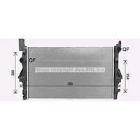 Ava Quality Cooling WasserküHler KüHlrippen GelöTet FüR Mercedes-Benz Vito
