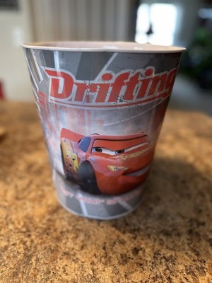 Pixar Disney Cars Trash Can Waste Basket Garbage Lightning McQueen 2012