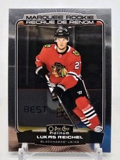 2022-23 O-Pee-Chee Platinum LUKAS REICHEL Marquee Rookie Chicago Blackhawks #205