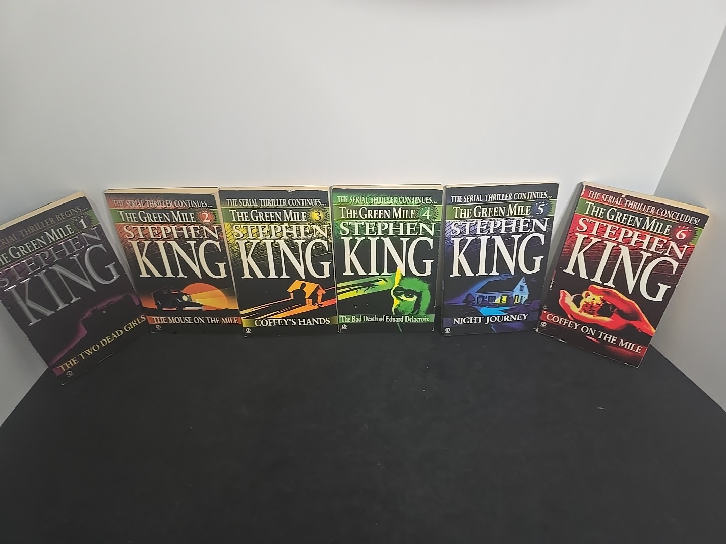 Stephen King The Green Mile Complete 6-Part Set (1996 Signet First Printing)...