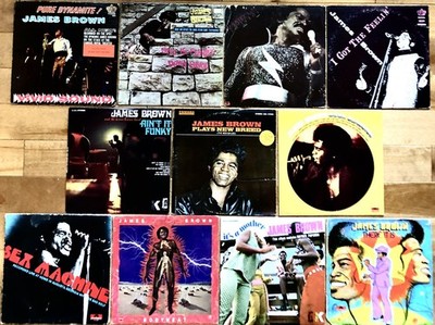 JAMES BROWN : LOT OF 11 : VINYL LP S