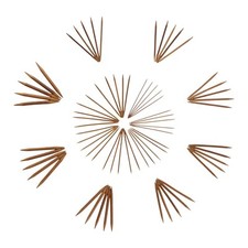 JubileeYarn 5" Double Point Bamboo Knitting Needle Set  15 Sizes  5 Needles/Sz