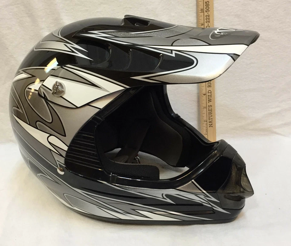 Vega Mojave Helmet Hard Shell White Full Face Off Road Racing Motorcycle XL - Image 3 of 4