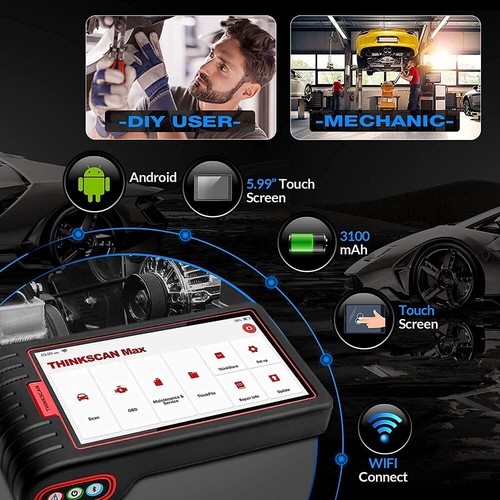 Thinkscan Max Car OBD2 Diagnostic Scan Tool All Systems Scanner for All Vehicles - Picture 11 of 19
