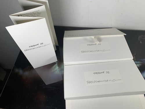 VTG BOXED SET OF ROBERT RAUSCHENBERG TRIBUTE 21 CARDS HTF RARE 1994 - Picture 10 of 15