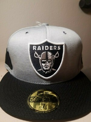 New Era 59 Fifty NFL Cap Oakland Raiders мужской серый, черный 2 тон на  резинке шапка 5950 | eBay