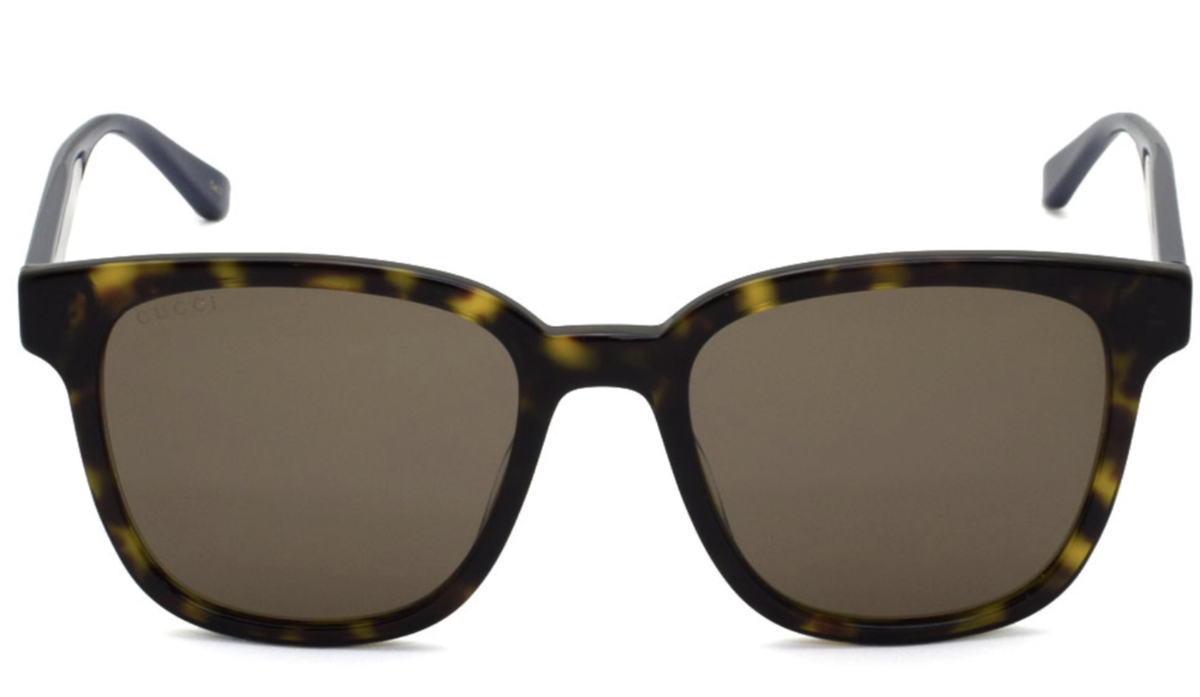 New GUCCI GG0848SK 003 54mm Brown Havana Web Square 