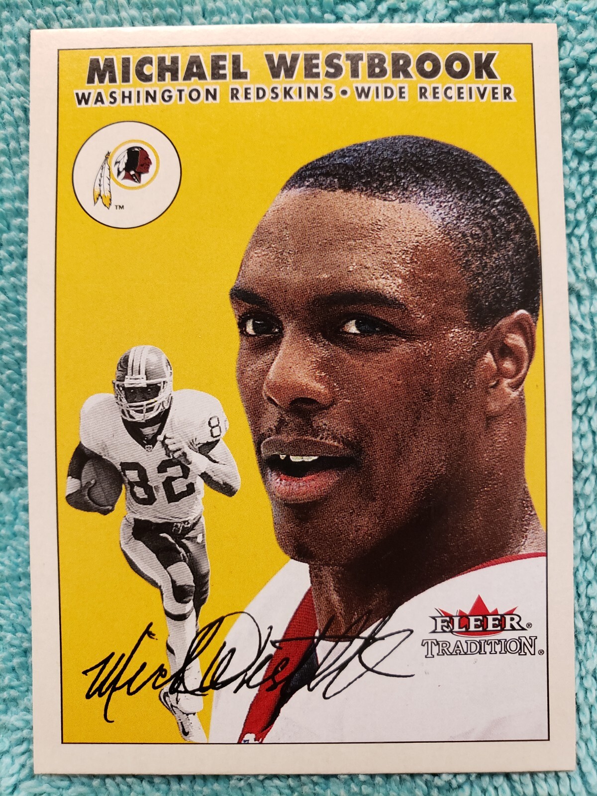 2000 FLEER TRADITION MICHAEL WESTBROOK #89 WASHINGTON REDSKINS 