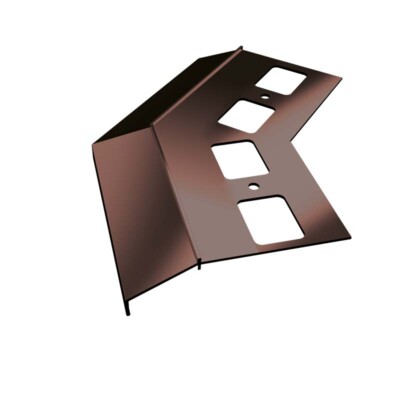 Renoplast Aluminium Traufprofil K10R Harzböden, Innenecke