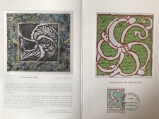 FRANCE ENCART FDC YVERT 2382 P. ALECHINSKY "ROUE D'ECRITURE" 5F TIRAGE LIMITE
