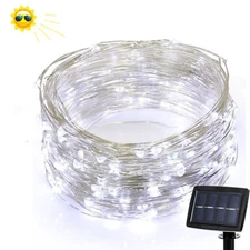 50-200 LED Solar Power Fairy Lights String Lamps Party Xmas Deco Garden Outdoor