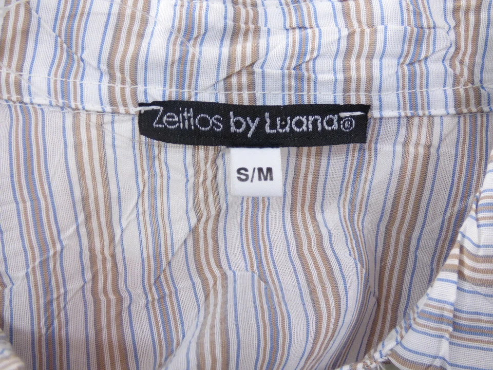 ZEITLOS BY LUANA Damen Bluse Gr S-M DE / Gestreift Modern Neuwertig ( R 6986 ) - Bild 4 von 4