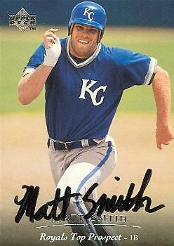 Matt Smith autographed Baseball Card (Minor League) 1994 UD Top Prospect #180