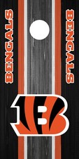 Bengals cornhole board vinyl wraps