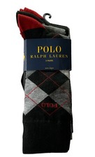 Polo Ralph Lauren Men's 3 Pair Dress Casual Crew Socks Multi Color SZ 6-12.5