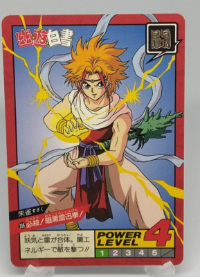 Yuyu  Suzaku Yu Yu Hakusho Carddass No.206 Bandai Japanese 1994 Anime