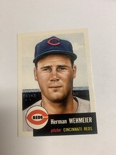 1991 Topps 1953 Archive Herman Wehmeier Cincinnati Reds REPRINT