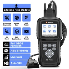 ANCEL AD610 PRO OBD2 Scanner ABS Brake SRS Air-bag Scanner Car Bleed Scan Tool