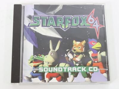 Star Fox 64 Soundtrack Cd 1997 PROMO Koji Kondo Hajime Wakai Nintendo 64  RARE
