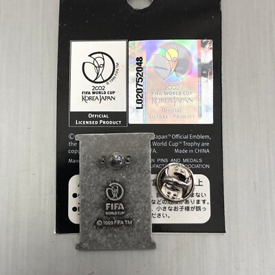 2002 FIFA World Cup Saitama Pin Badge Korea Japan Soccer Hanging