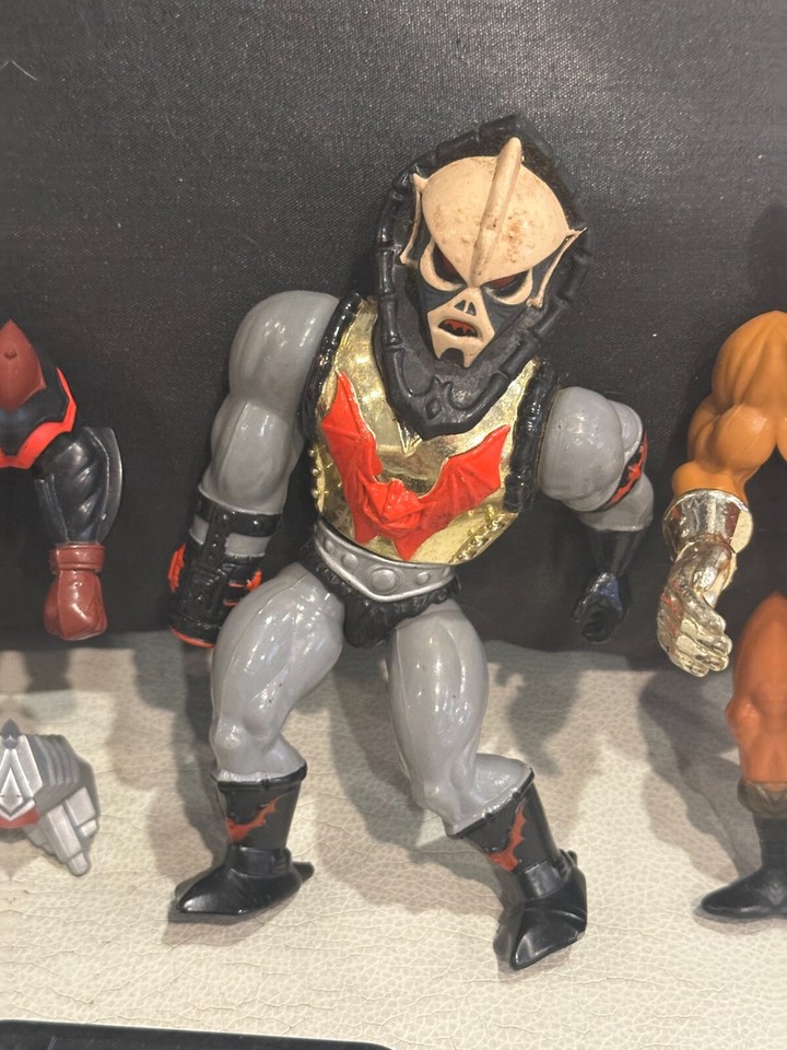 Vintage MOTU HeMan Action Figure Lot Hurricane Hordak Mosquitor