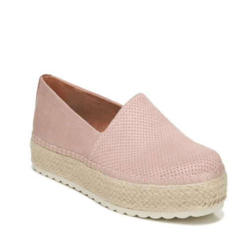Dr. Scholl’s Espadrilles Womens Size 8 Pink Perforated Slip On Sunray Shoes