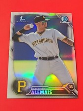 Stephen Alemais 2016 Bowman Chrome Draft Refractor ,#BDC-34 , Pittsburgh Pirates