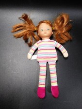 Corolle Doll 2005 red hair green eyes 8" soft cloth body