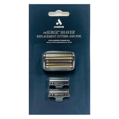 Andis reSURGE Shaver Gold Titanium Replacement Foil Assembly and Cutters 17330