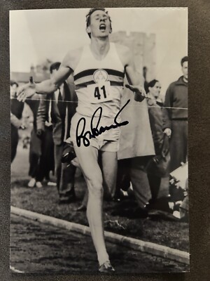 Signiertes Foto Roger Bannister