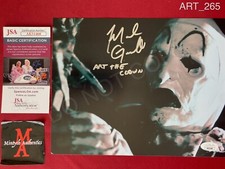 Mike Giannelli All Hallows Eve autographed signed 8x10 photo Art the Clown JSA Mike Giannelli All Hallows Eve autographed signed 8x10 photo Art the Clown JSA