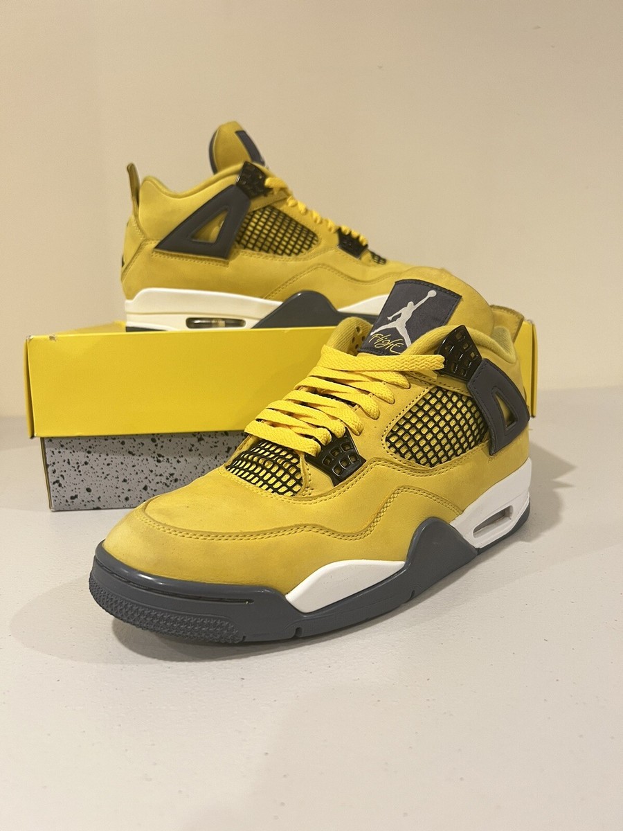 Air Jordan 4 Retro Lightning Sku-CT8527 700 Size 9.5 CLEAN
