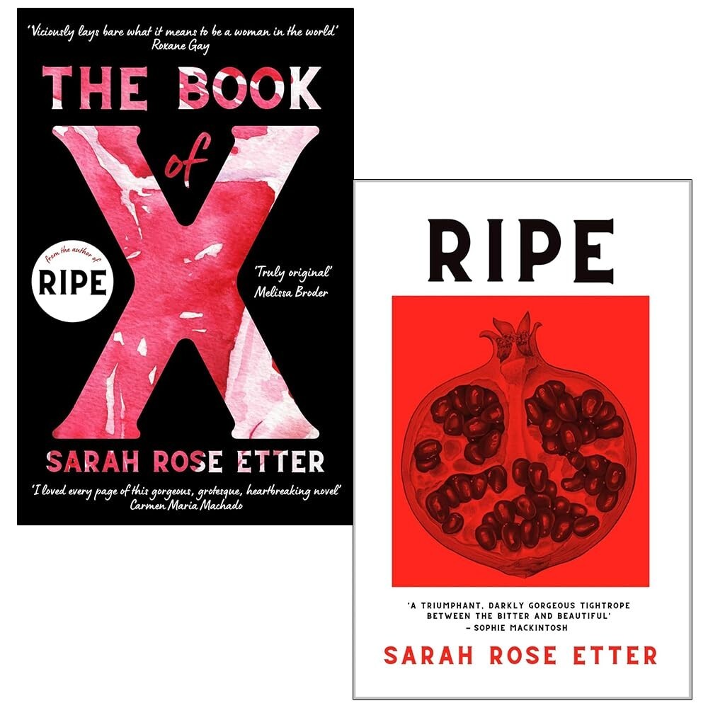 Sarah Rose Etter 2 Books Collection Set (The Book of X & Ripe) Paperback NEW