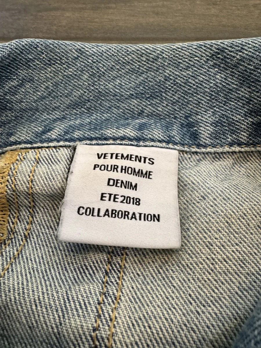 Size M - VETEMENTS x Levi's Reworked Denim Jacket | eBay